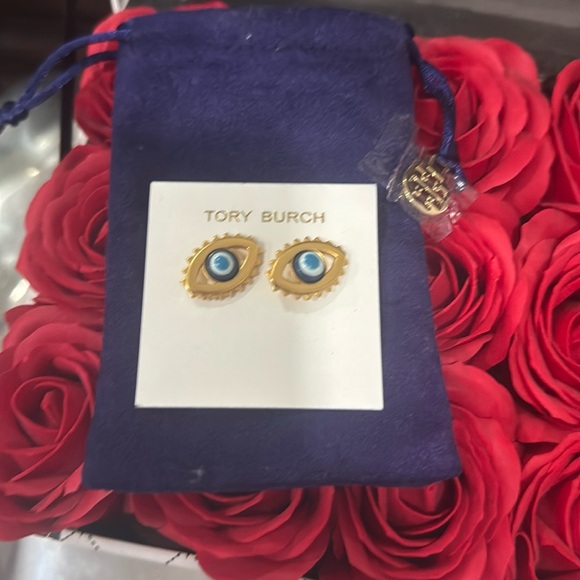 Tory Burch Evil Eye Studs - Picture 1 of 2